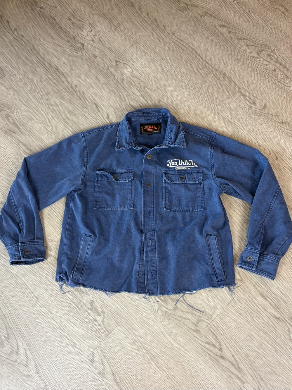 Von Dutch Navy Blue Denim Shirt Jacket